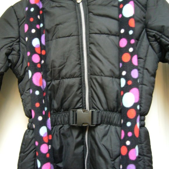 Rothschild R88 Girls Hooded Puffer Jacket w/ Scarf - Picture 2 of 7